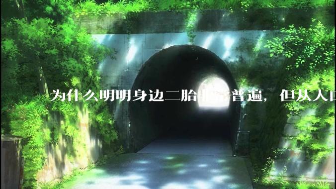 为什么明明身边二胎非常普遍，但从人口统计数据看，人口依然是在减少的？